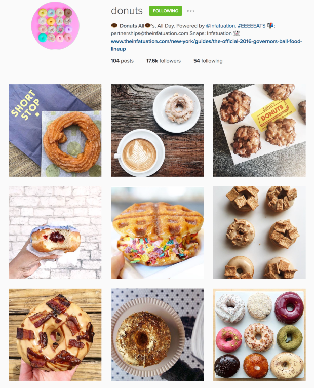 BEST FOODIE INSTAGRAM ACCOUNTS TO FOLLOW! Donuts