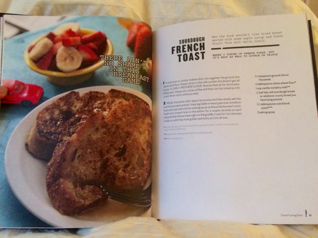 Thug Kitchen french toast recipe, eating to run, food and fitness blog
